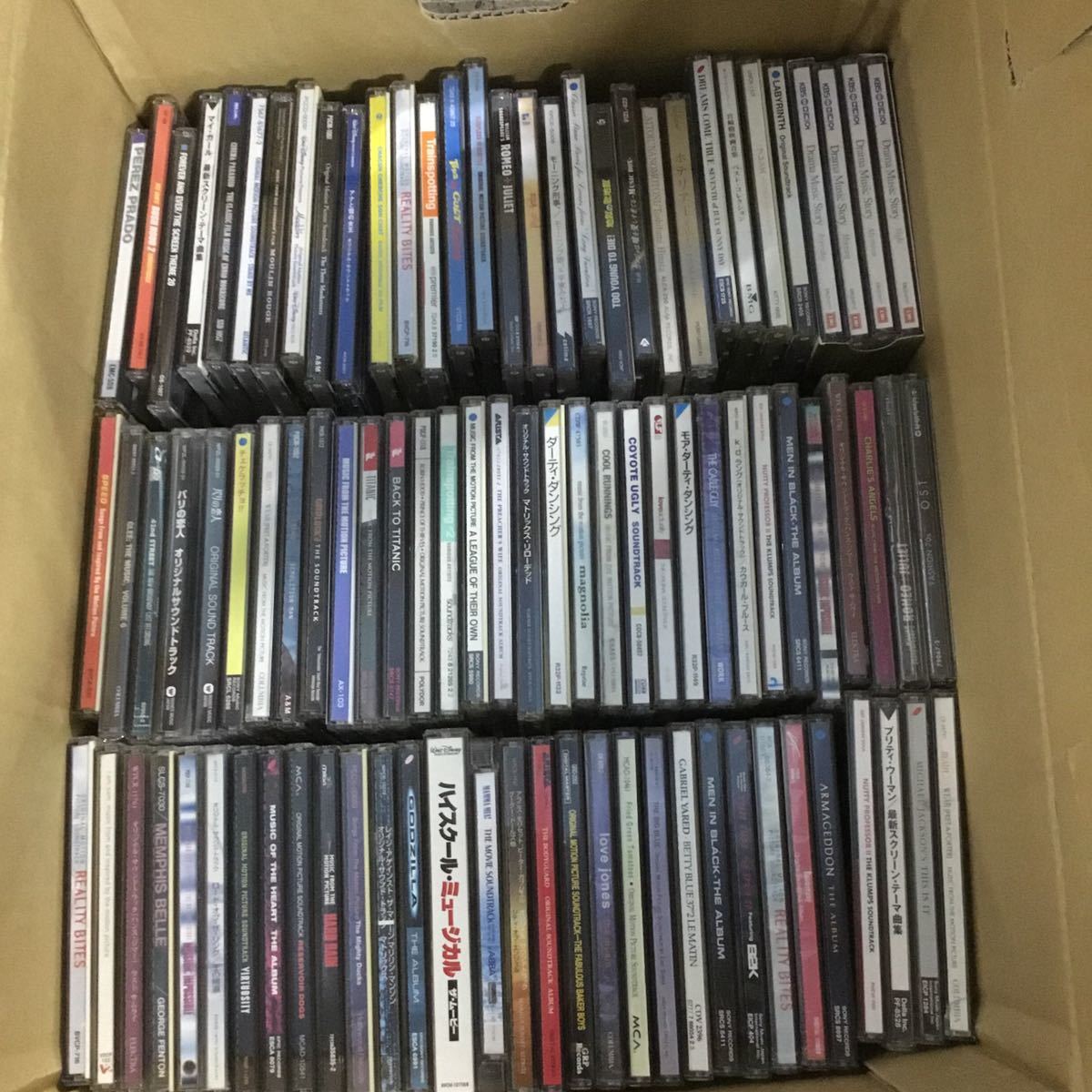 テレビサントラ 映画サントラ サントラ ドラマ 洋画 邦画 等 約150枚 約16キロ分 CD 業者仕入れ 転売 コレクター 輸入盤 国内盤 MIX