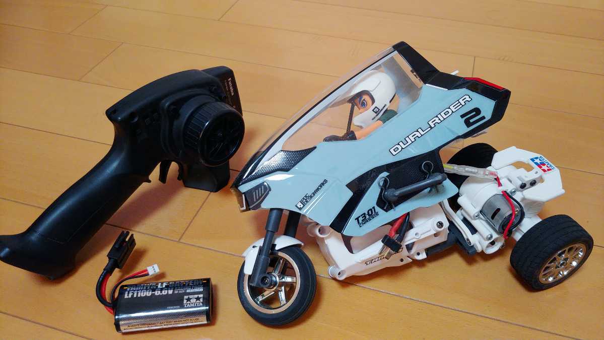 タミヤRC デュアルライダー サンワMX-6 プロポ 充電器 バッテリー