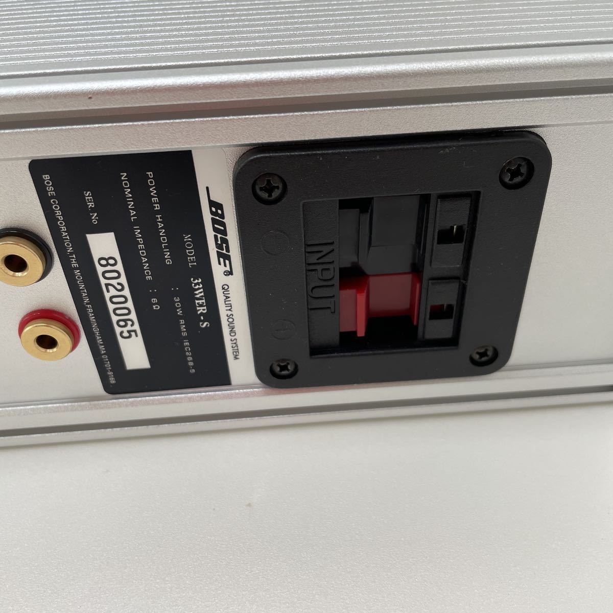 BOSE ボーズ オーディオ機器 33WER ボーズシアタースピーカー33WER-S