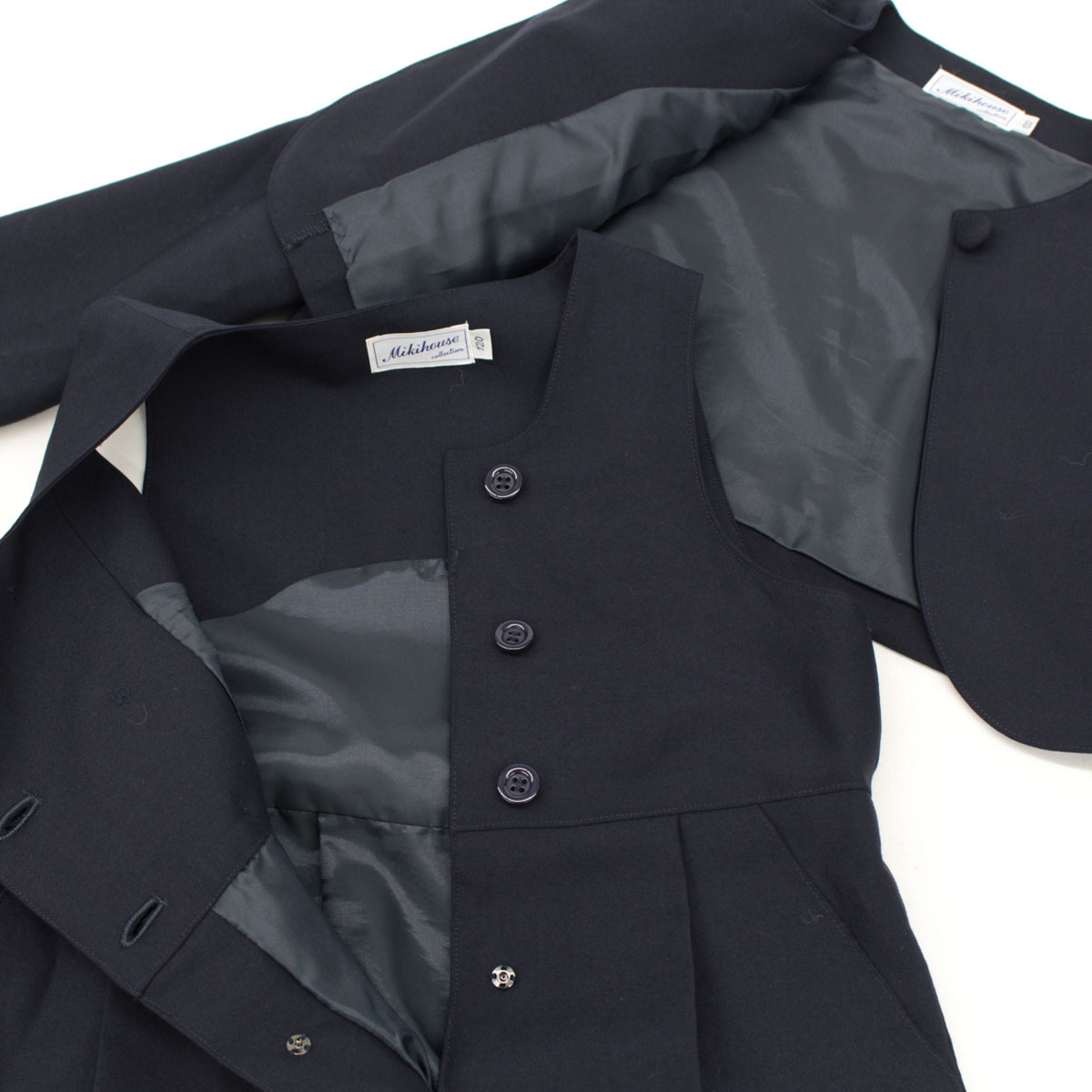 ◇MIKIHOUSE ミキハウス キッズセットアップ サイズ120㎝◇ navy /紺 