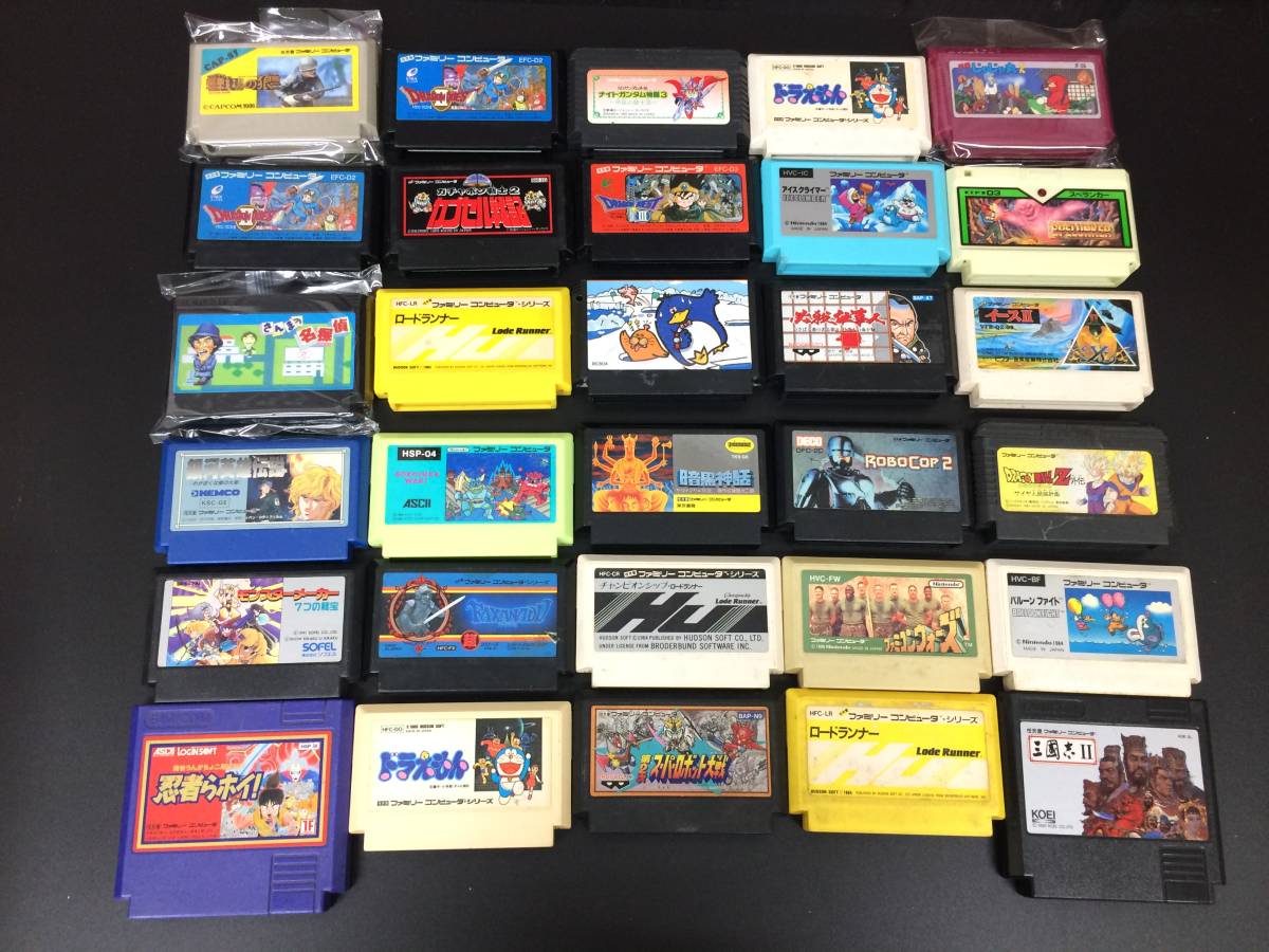  ファミコン FC ゲームソフト カセット 動作未確認 ジャンク 品 30個セット 銀河英雄伝説/暗黒神話/スペランカーなど No.3-110/60/0(スポーツ、その他)｜売買されたオークション情報、yahooの商品 タイトル