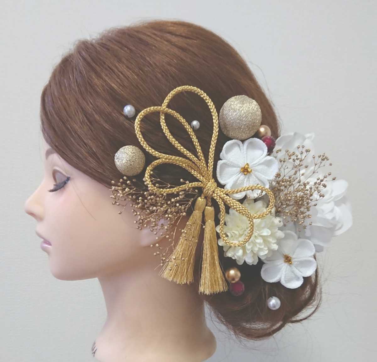 ヘアアクセサリー ヘッドドレス 結婚式髪飾り 和装髪飾り 花嫁髪飾り 白無垢髪飾り 振袖髪飾り 成人式髪飾り ヘアアクセサリー 売買されたオークション情報 Yahooの商品情報をアーカイブ公開 オークファン Aucfan Com