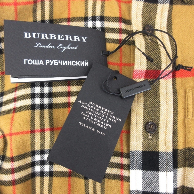 GOSHA RUBCHINSKIY × BURBERRY XS 1円～ BURBERRY × Gosha Rubchinskiy