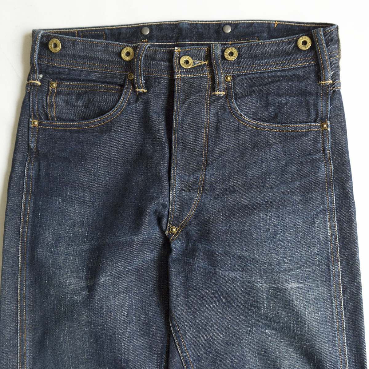 名作】RRL 【131 COWBOY JEANS】29 バックルバック ヘアオンハイド 