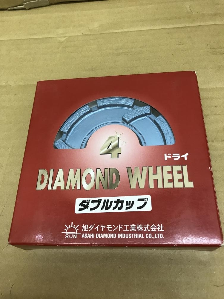 004★未使用品・即決価格★旭ダイヤモンド ダイヤモンドホイール ダブルカップ ※長期保管品 型式不明_1