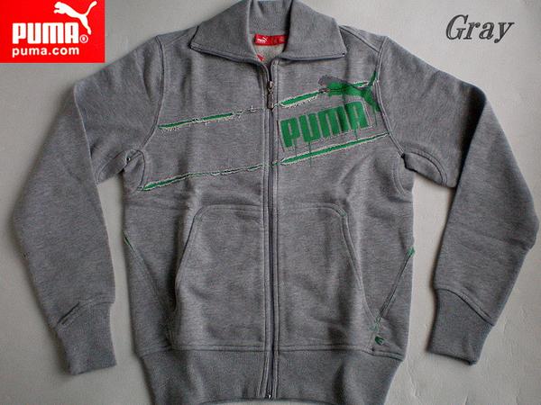 7jt◆PUMA プーマ スウェット TRACK JACKET（GRAY/Ｓ）新品！
