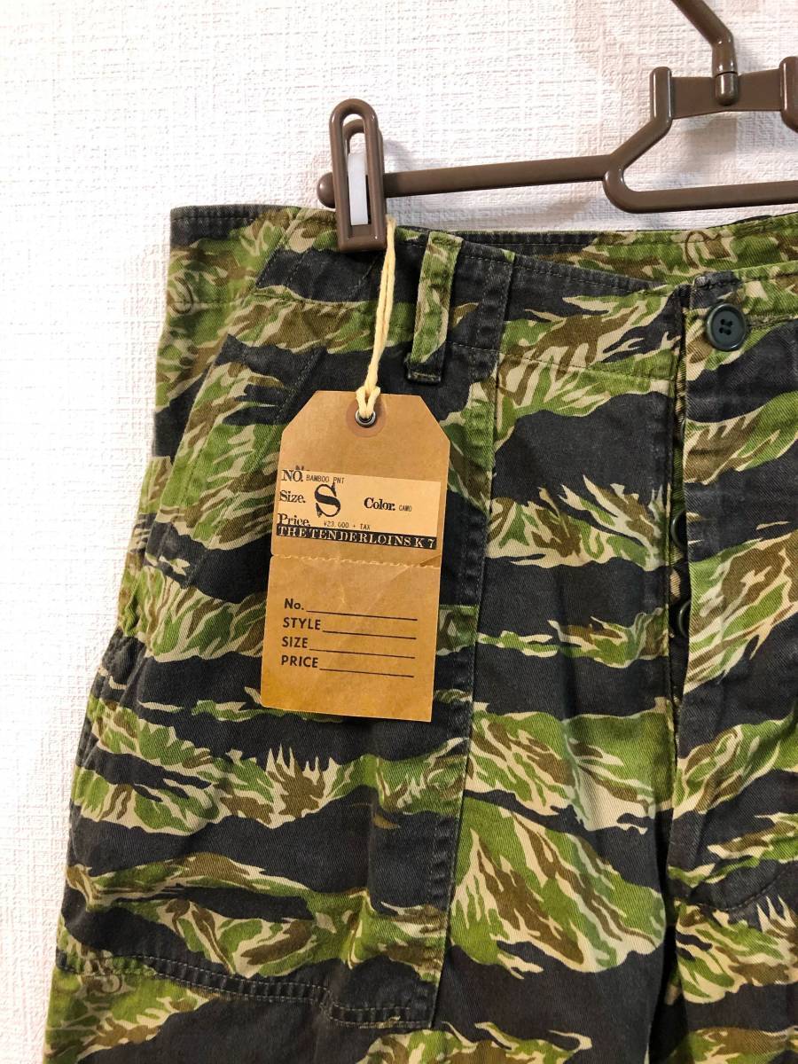 タグ付き TENDERLOIN テンダーロイン T-BAMBOO SHORTS カモ サイズS