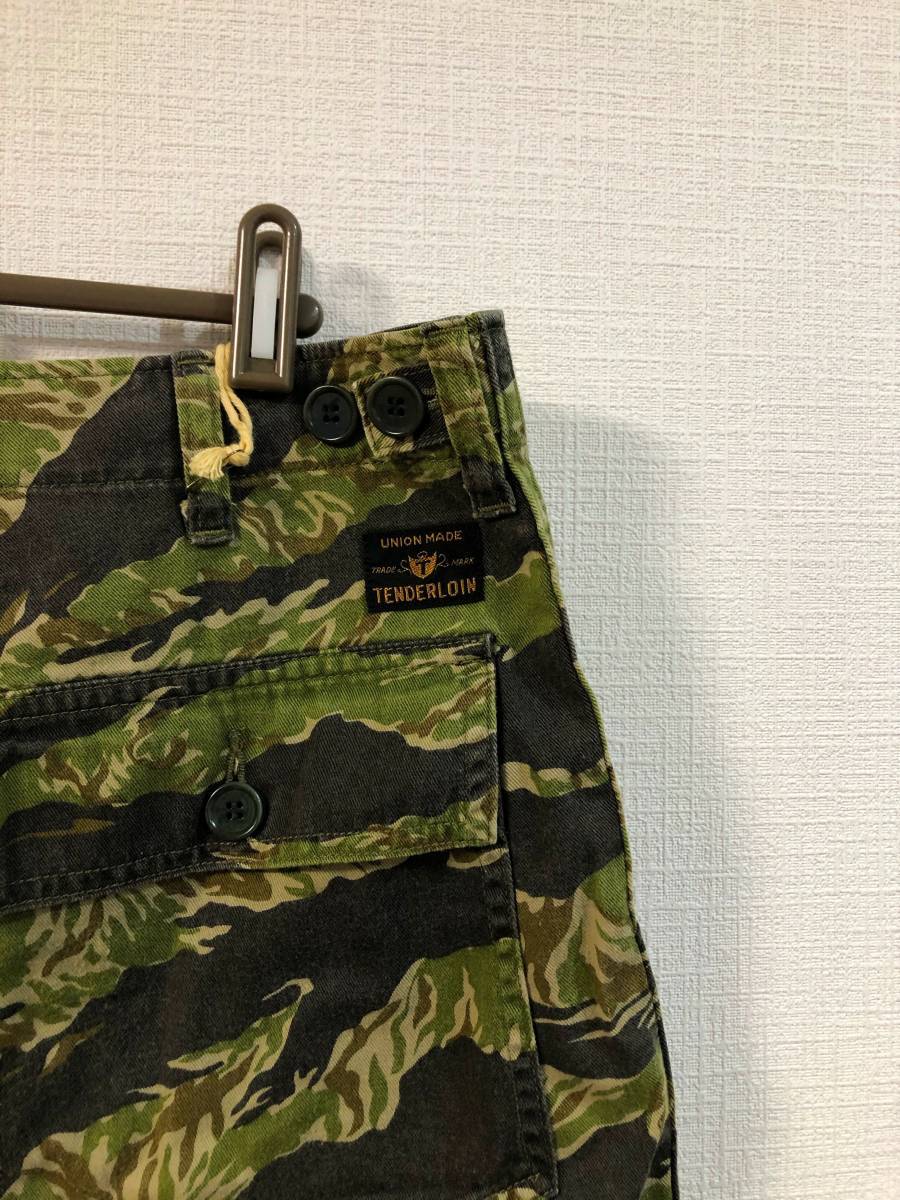テンダーロイン　L バンブー　ショーツ　カモ　迷彩 タグ付き TENDERLOIN テンダーロイン T-BAMBOO SHORTS カモ サイズS