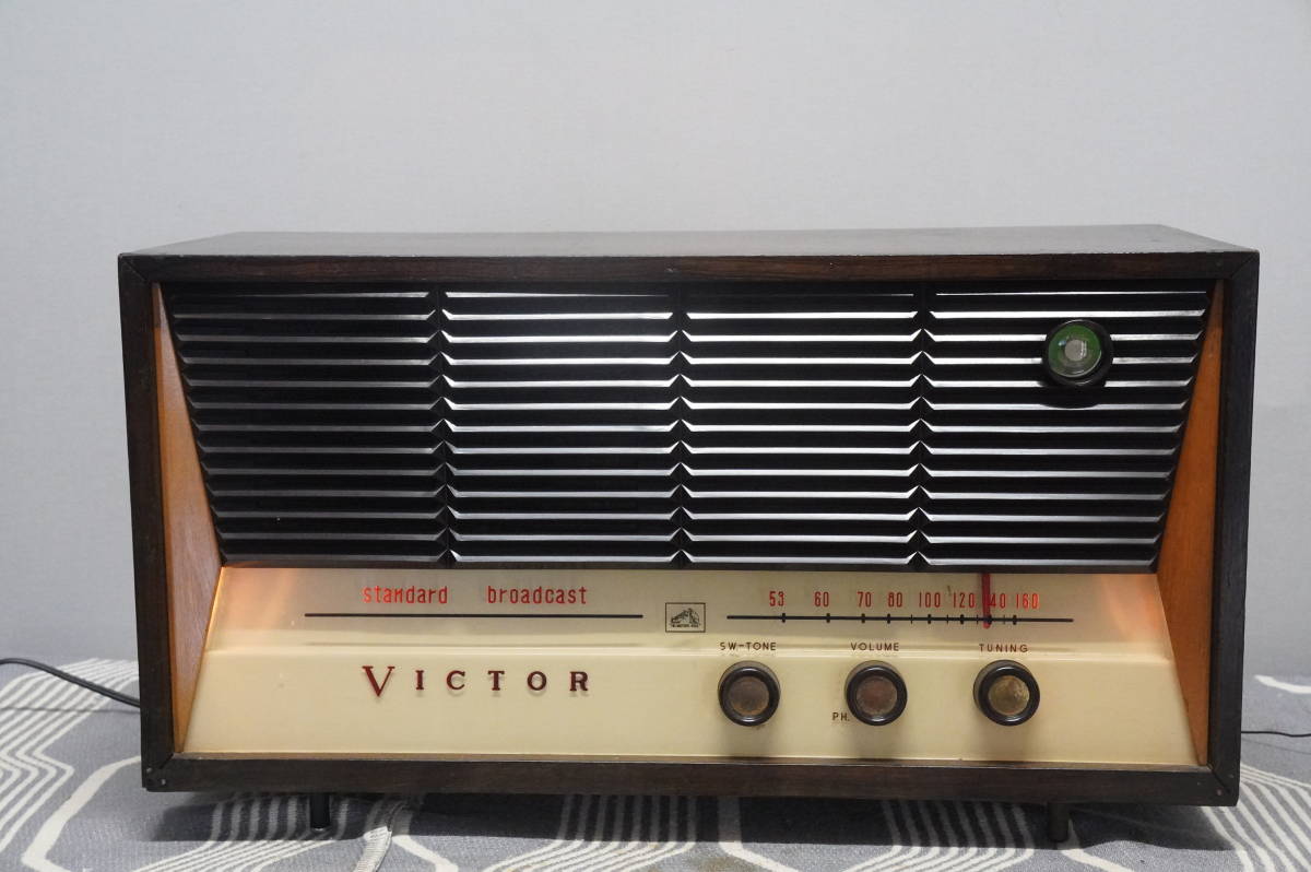 4 VICTOR ビクター R-615 真空管ラジオ 要修理の入札履歴 - 入札者の順位