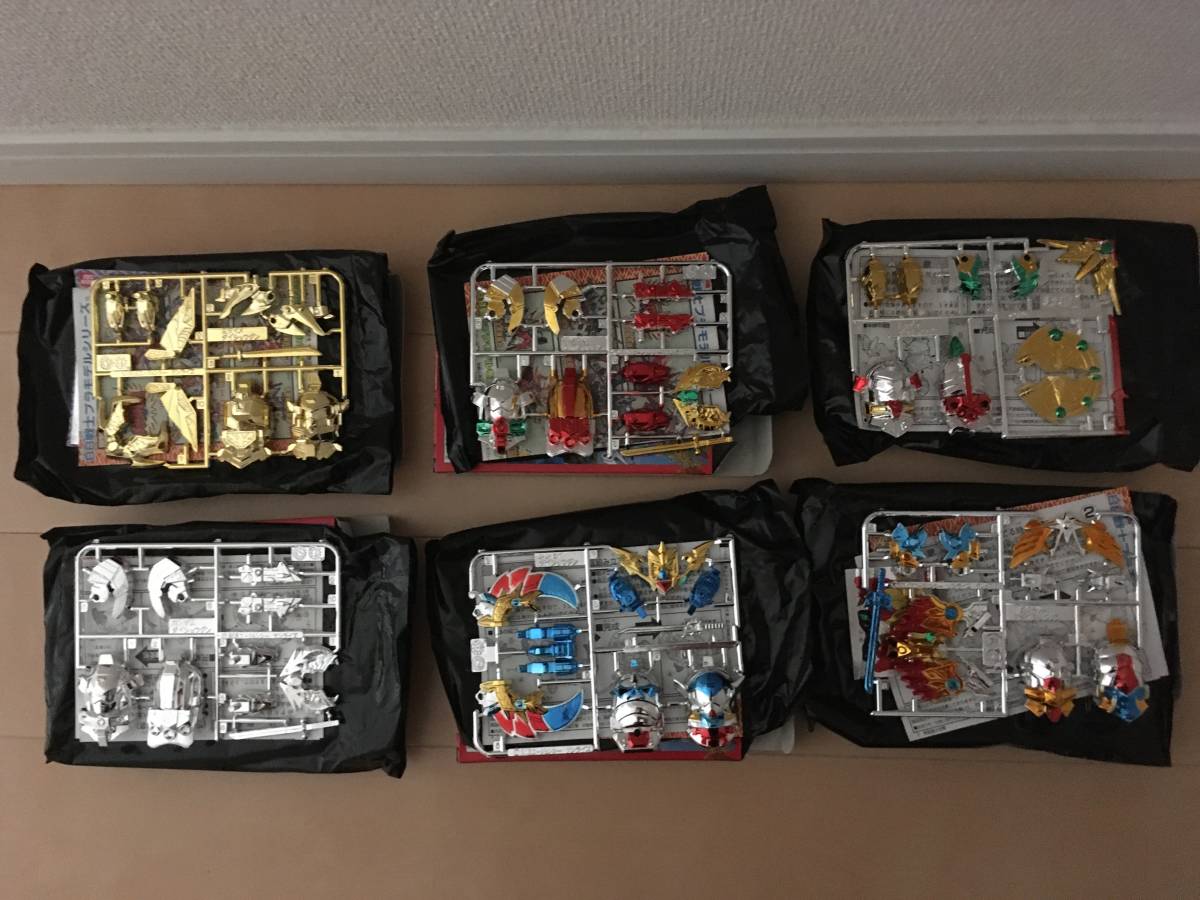 大将軍コレクション　フルカラーメッキ等6体セット