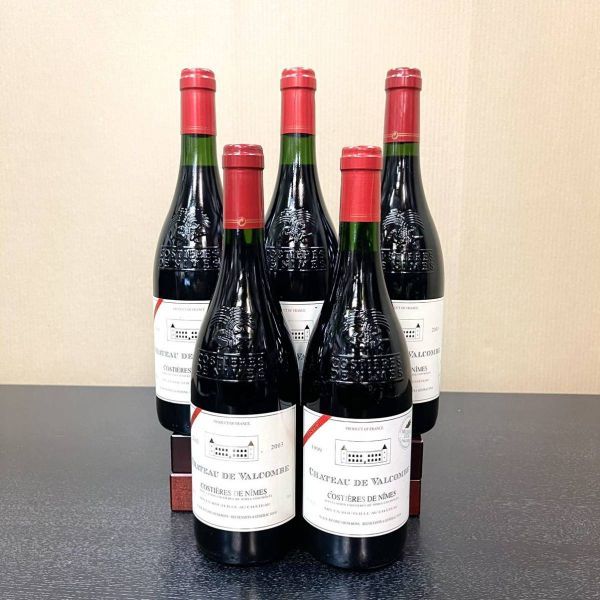  未開栓保管品 赤ワイン 5本セット CHATEAU DE VALCOMBE/プレスティージュ ドゥ ヴァルコンブ COSTIERES DE NIMES フランス産 750ml/1999年(その他)｜売買されたオークション情報、yahooの商品情報をアーカイ 赤