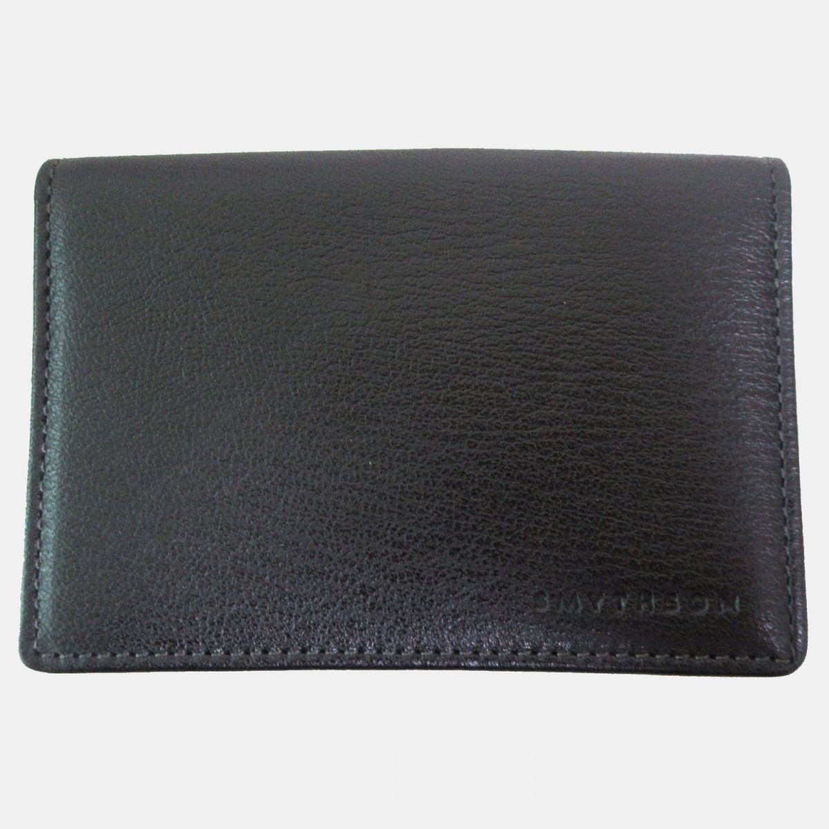 美品 SMYTHSON スマイソン レザー 二つ折り 名刺入れ カードケース 黒