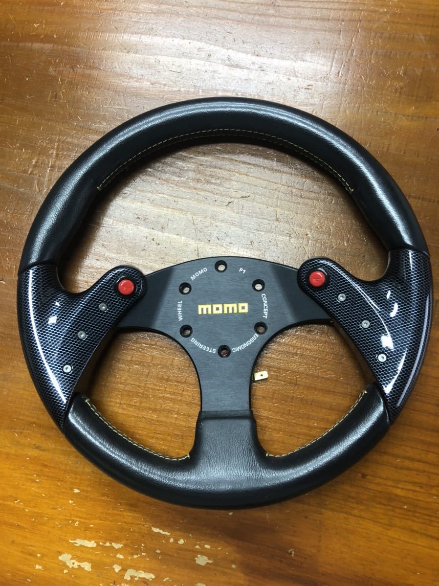 F1 ステアリング CONCEPT モモ 美品 カーボン 希少 パーツ 希少品MOMO