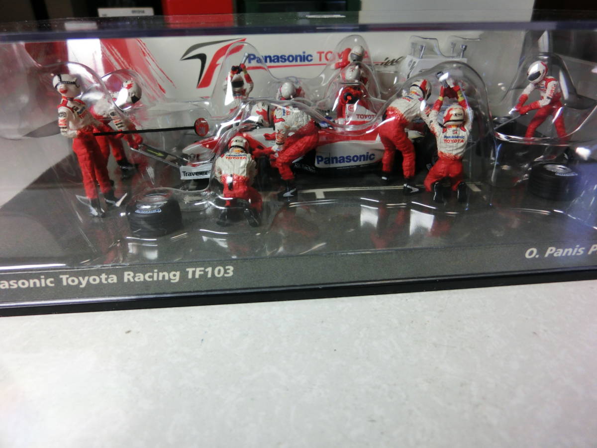 TF102 ○ミニチャンプス○トヨタ ピットストップジオラマ○1⁄43 Toyota