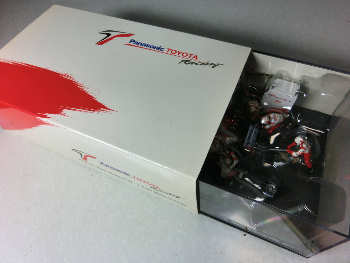 TF102 ○ミニチャンプス○トヨタ ピットストップジオラマ○1⁄43 Toyota
