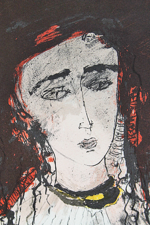 ジャンセン 「カプリーヌ」 リトグラフ 直筆サイン・エディション有り