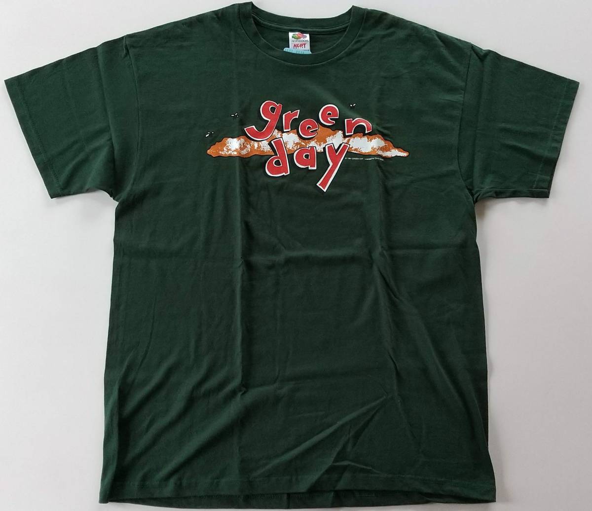  超激レア タグ付き 品 Green Day Dookie Tシャツ XLサイズ 1990年代 緑 グリーンデイ ドゥーキー 送料最安198円~(Tシャツ)｜売買されたオークション情報、yahooの商品情報をアーカイブ公開 - オークフ Tシャツ