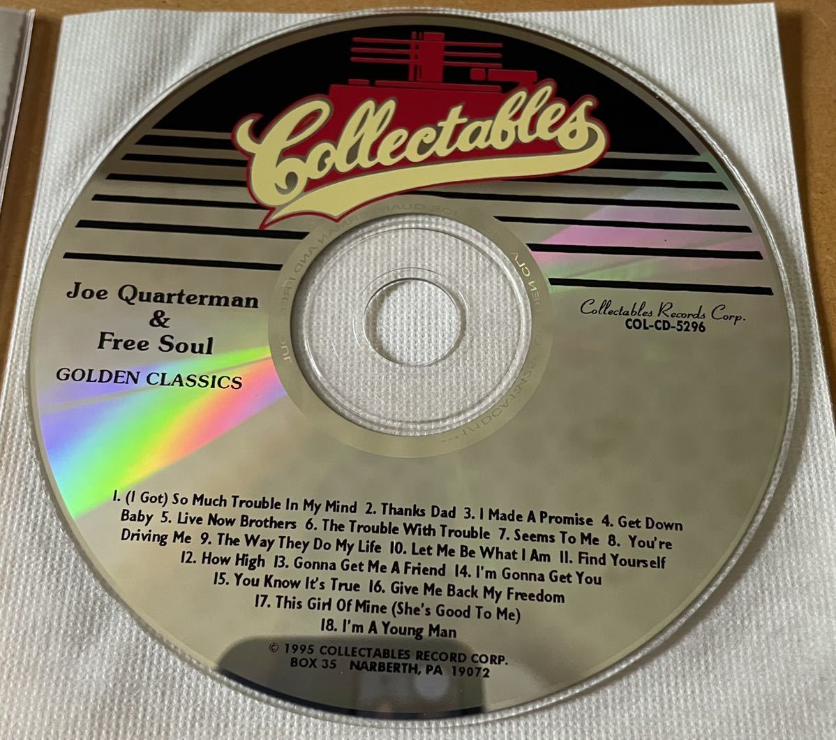 GOLDEN CLASSICS SIR JOE QUARTERMAN & FREE SOUL サー・ジョー