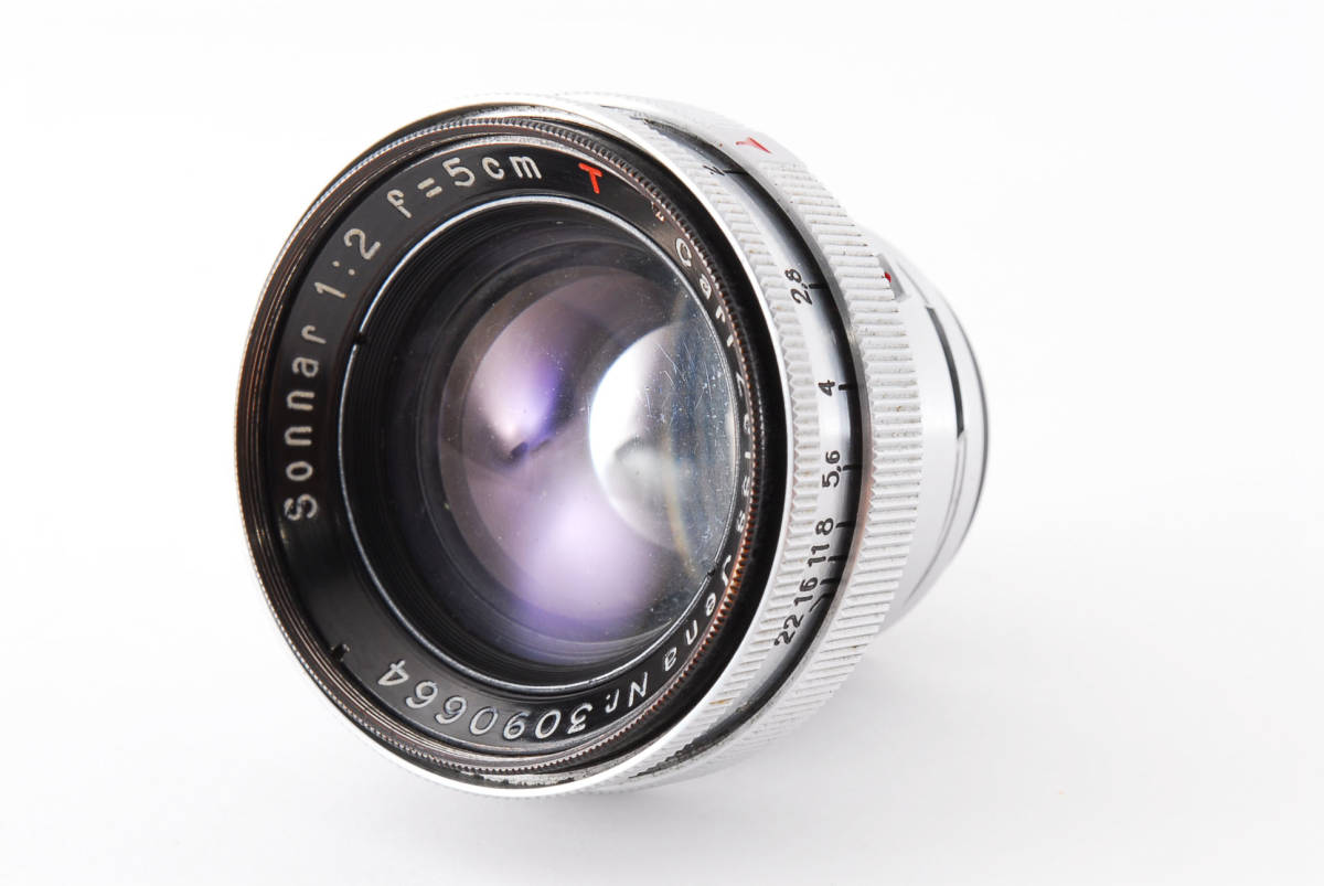 Sonnar Zeiss 50mm Jena Carl 5cm Contax - Lens for f1.5 f⁄1.5 T f2