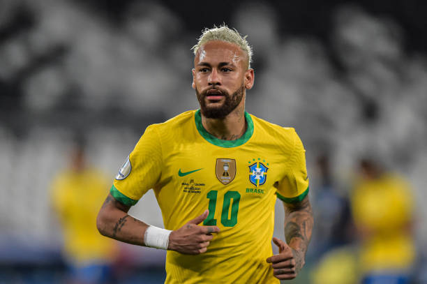 21-22ブラジル BRAZIL(H)＃10 ネイマール NEYMAR 半袖 Nike正規 2021