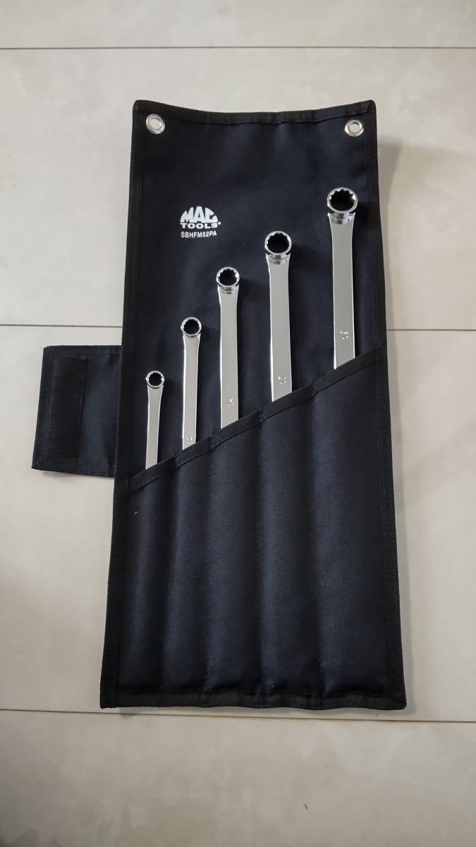 ★MAC TOOLS　マックツールズ　ストレートメガネレンチ5本セット 　美品