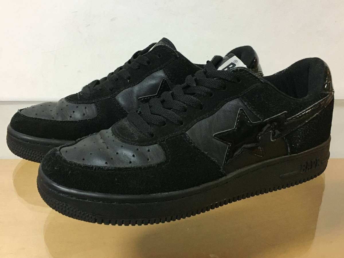 BAPE STAR エナメル ブラック スニーカー A Bathing Ape Bape Sta