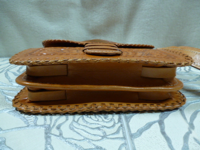 レザー ショルダーバッグ カービング ウエスタン レザークラフト  
