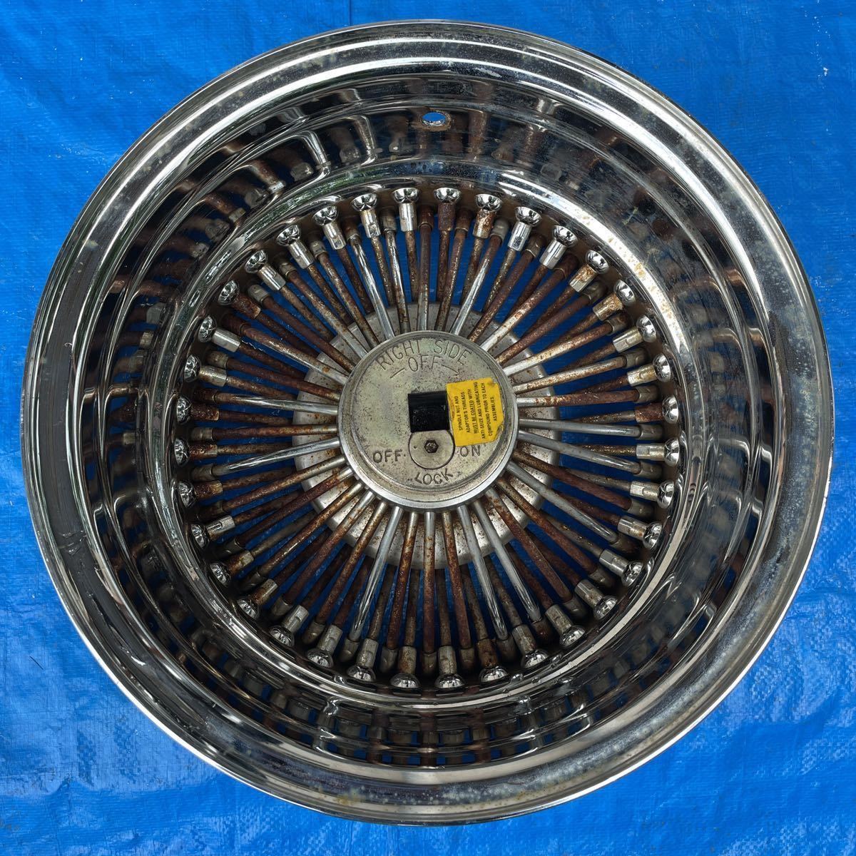 旧車用 深リム ワイヤーホイール ROADSTER WHEEL 13インチ 13×7JJ ET