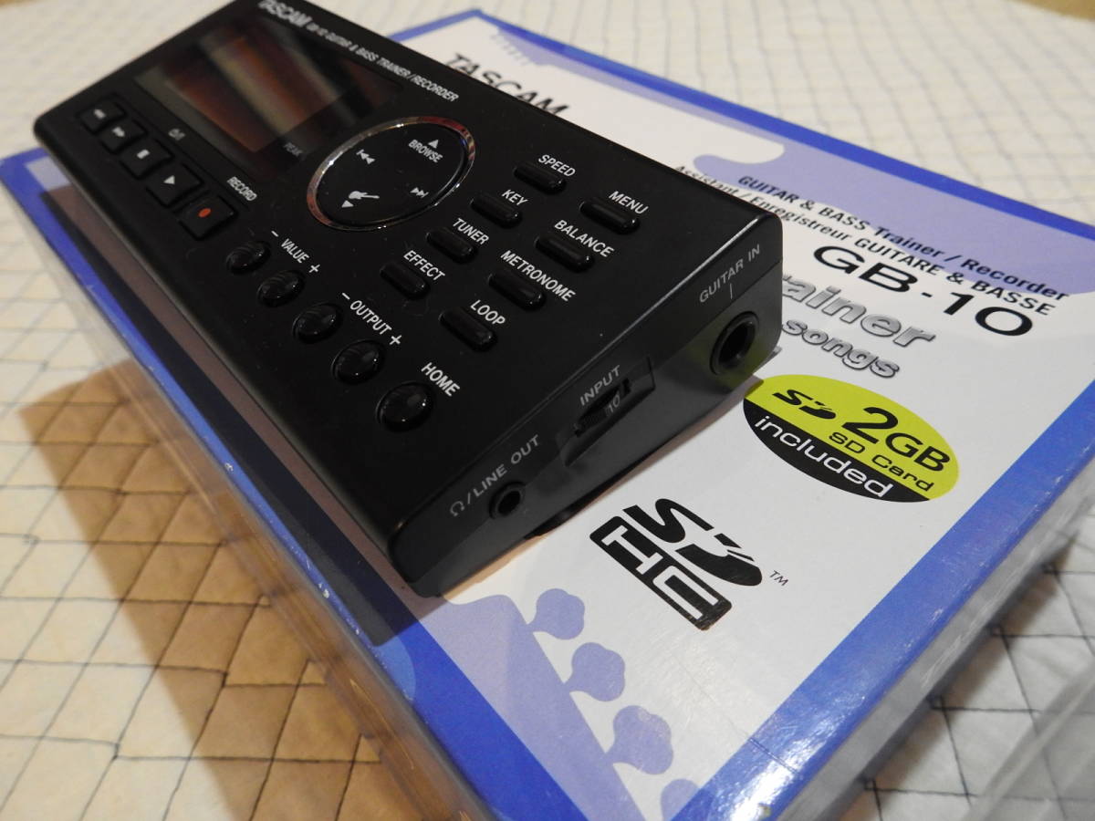 TASCAM GB-10 ギター&ベース トレーナー マルチエフェクター GB-10