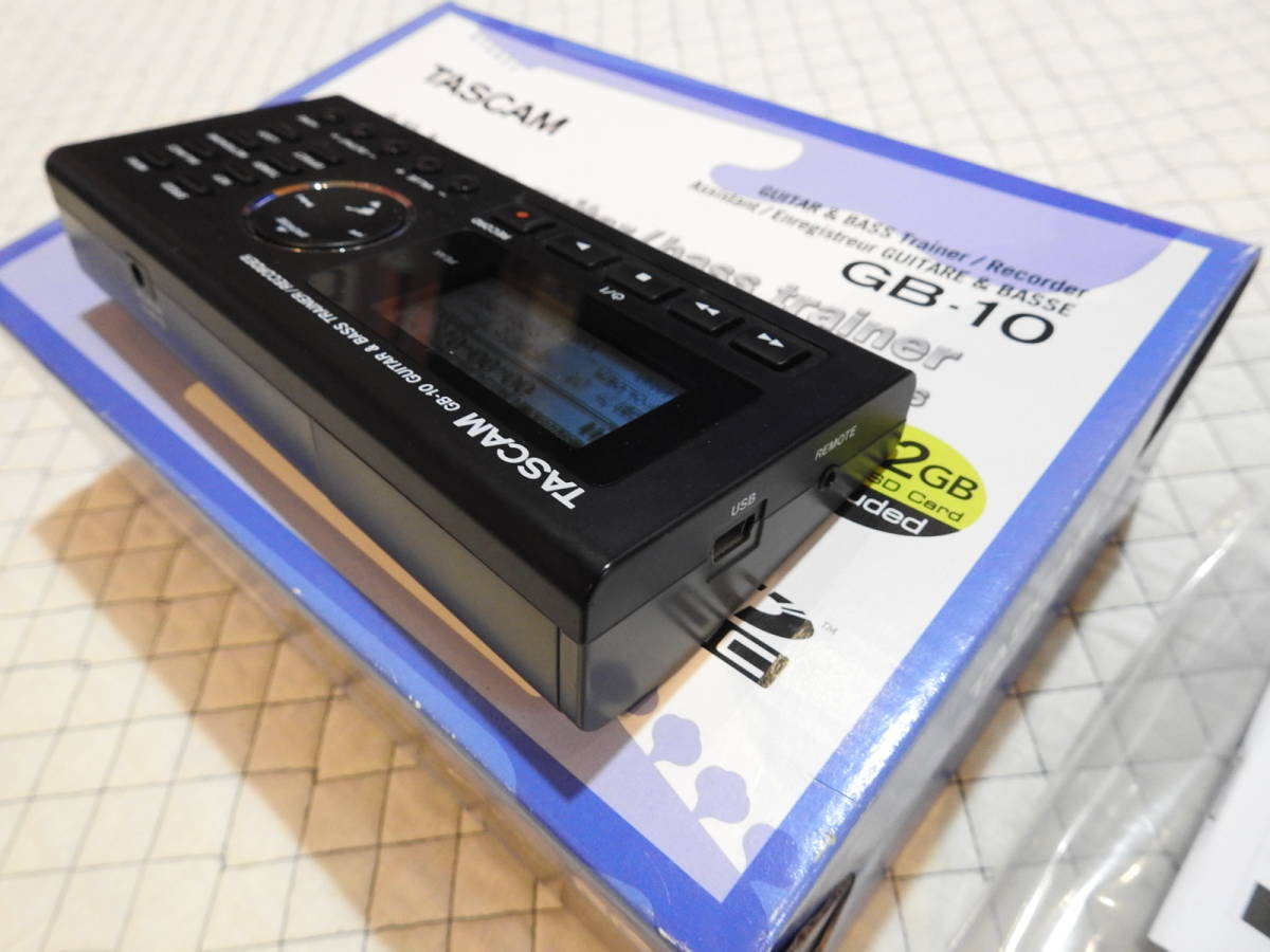 TASCAM GB-10 ギター&ベース トレーナー マルチエフェクター GB-10