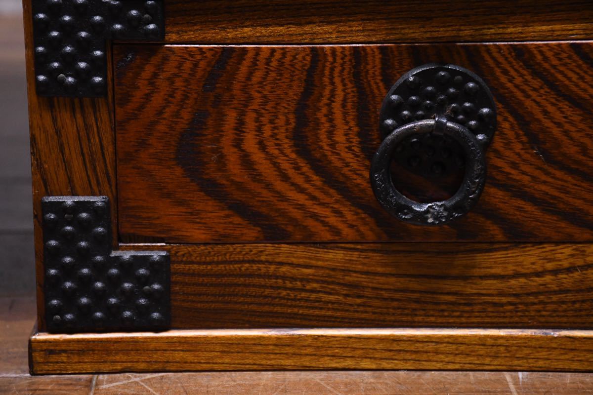 古い文机 座卓 作業机 テーブル 引き出し 木製 家具 シャビー レトロ