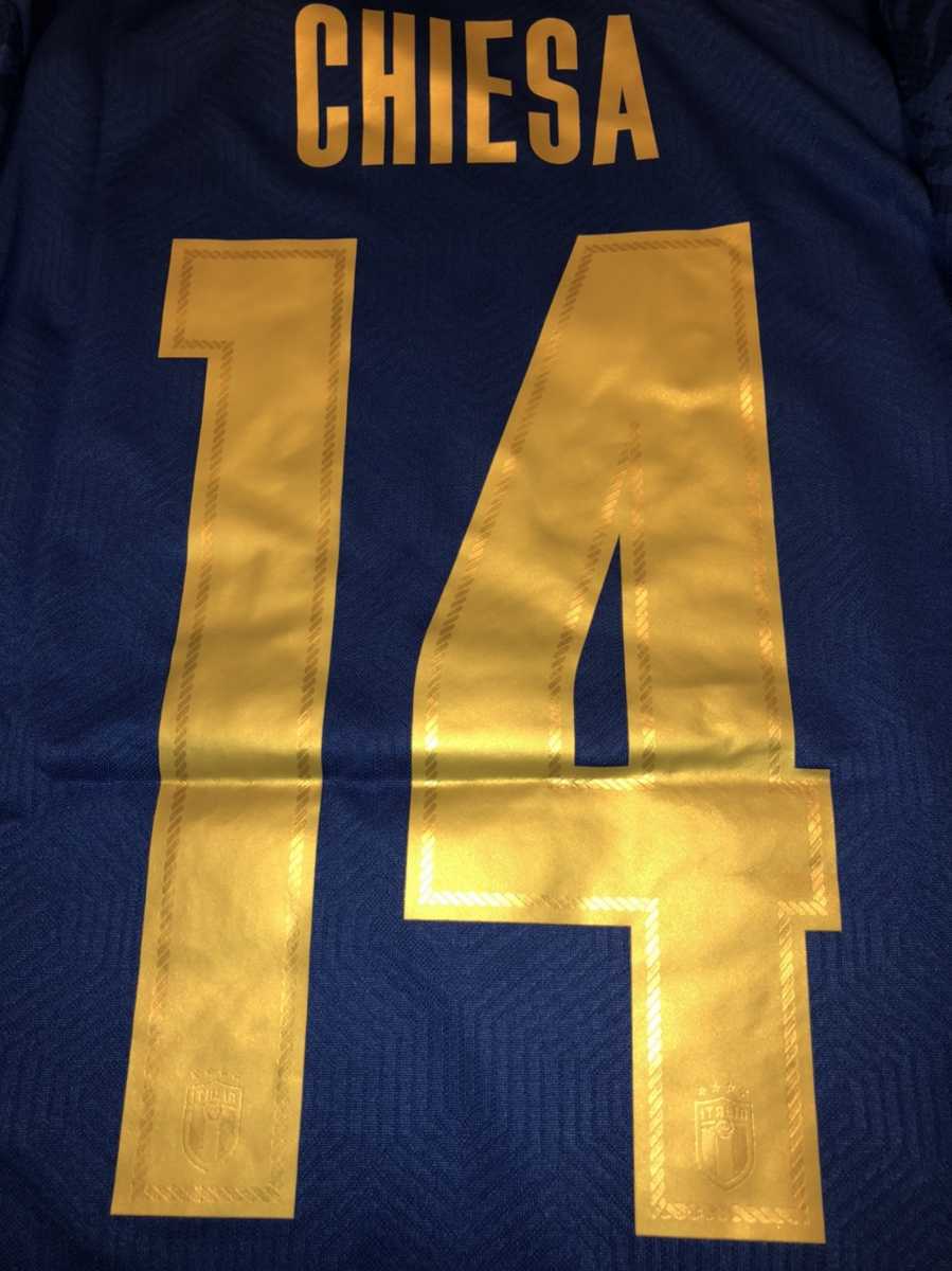 選手用イタリア代表キエーザ選手ユーロ決勝戦ユニフォームeuro Final イタリア 売買されたオークション情報 Yahooの商品情報をアーカイブ公開 オークファン Aucfan Com