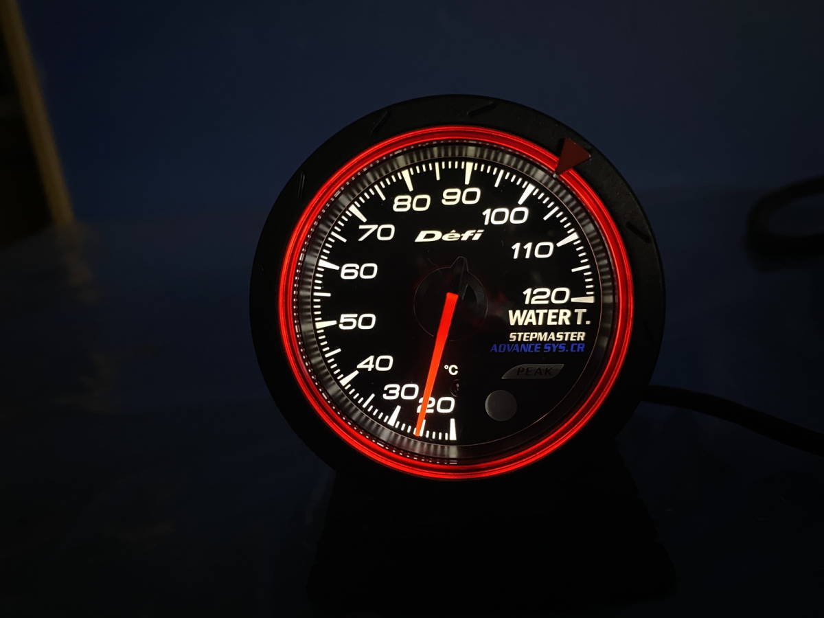 超激得，爆買い デフィ／ＤｅｆｉーＬｉｎｋ Ｍｅｔｅｒ Advance CR &Phi;５２ 水温計 メーターホルダー付きイルミ白青赤(追加メーター)｜売買されたオークション情報、yahooの商品情報をアーカイブ公開 - オー 追加メーター