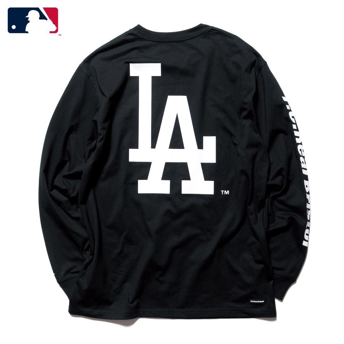 限定価格！【美品】F.C.Real Bristol ブリストル パーカ 翌日出荷 L 新品 送料無料 FCRB 21AW MLB TOUR L/S B&W BIG TEAM LOGO