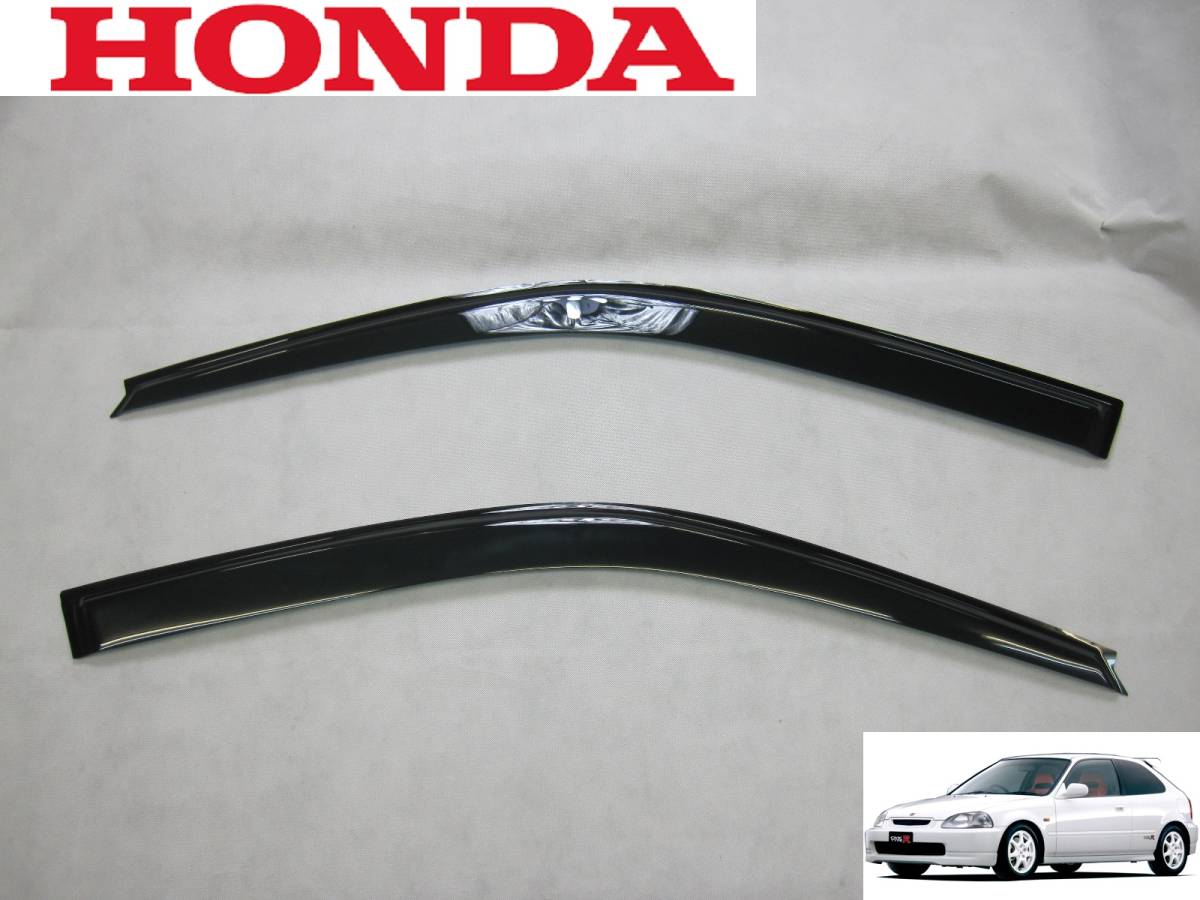 EK9 シビックタイプR 純正ドアバイザー 左右セット - シビック ドア
