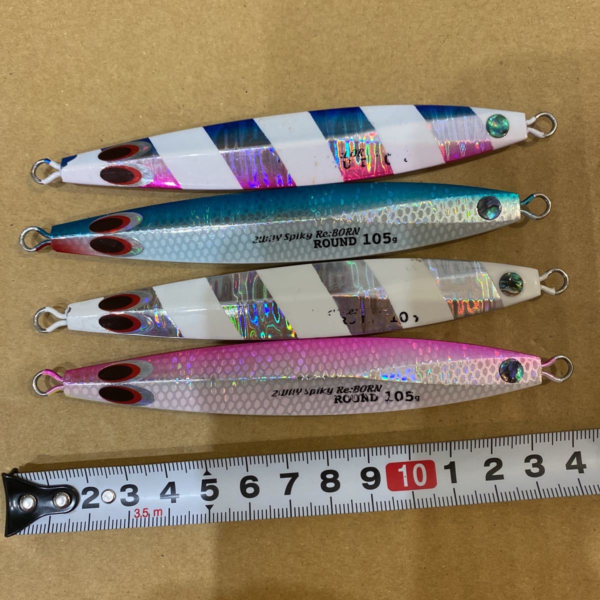 MVS-28 momoルアー 28g メタルバイブレーションシャッド シルバー