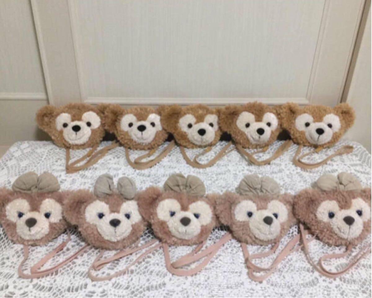 シェリーメイ お顔厳選 ダッフィー ぬいぐるみバッジ ディズニーシー