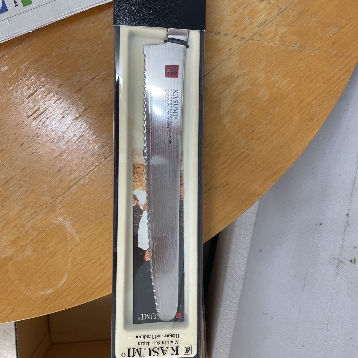 新品。パンナイフ。霞。KASUM I ダマスカス。_2