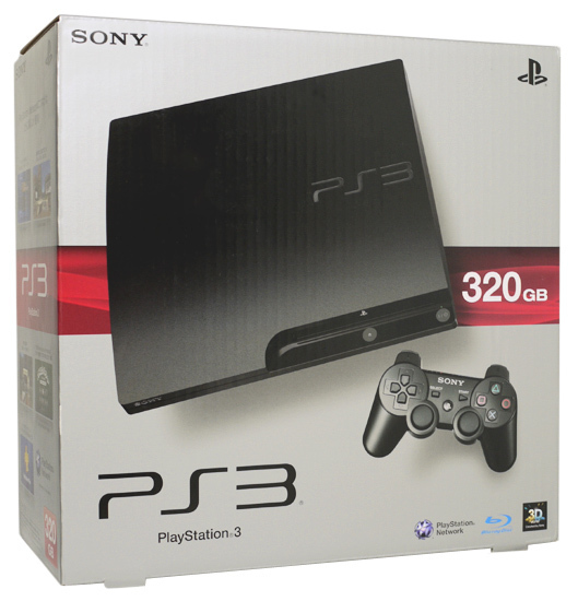 中古】SONY プレイステーション3 320GB ブラック CECH-3000B 元箱あり