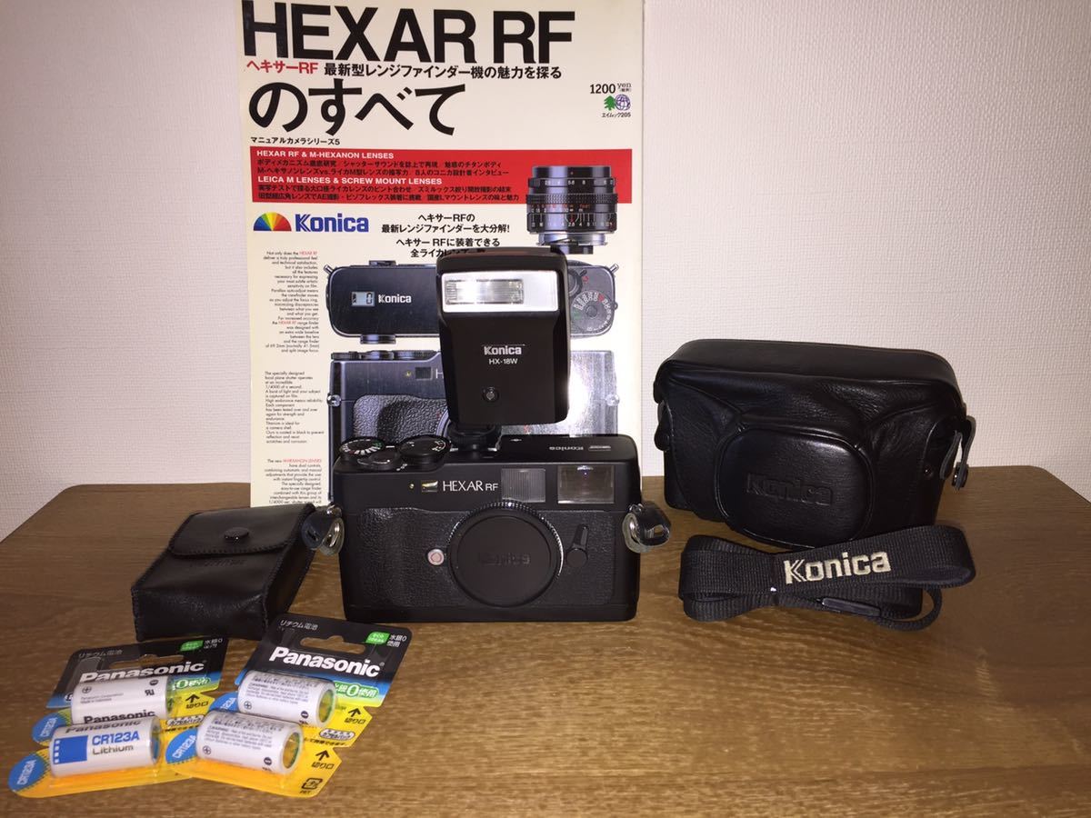 動作確認済】Konica Hexar RF Black 40mm f/1.4 【公式通販】