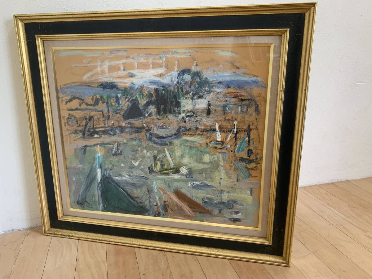ゴンドラ乗り場 イタリア 手描き 水彩画 ベニス 世界遺産の街並み