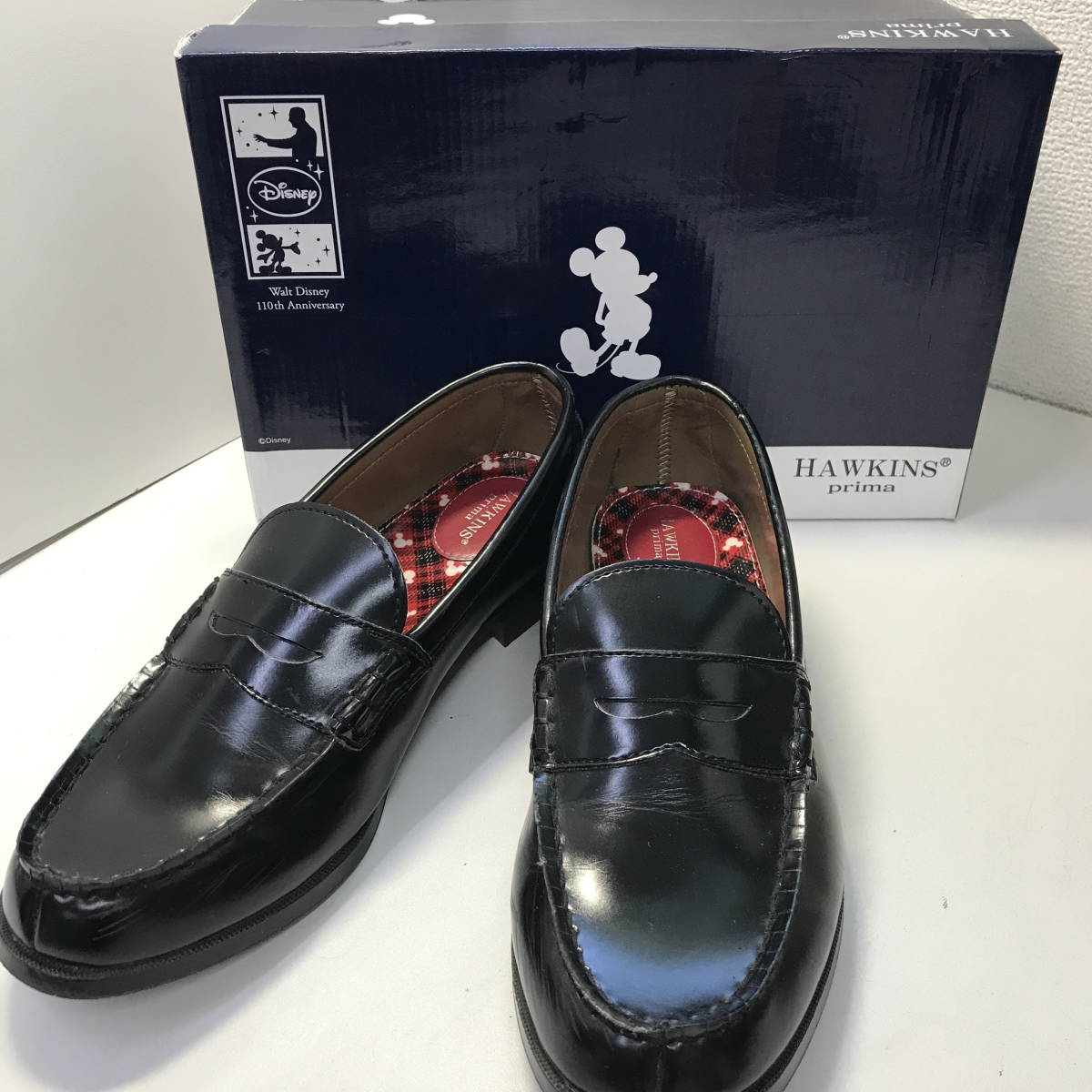 ホーキンス 25 0 ディズニー ローファー 中チェック柄 学生 通学靴 発表会 現状 Y00 5 25 0cm 売買されたオークション情報 Yahooの商品情報をアーカイブ公開 オークファン Aucfan Com