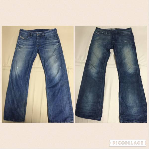 DIESEL 2枚セット ディーゼル ジーンズ 美品 イタリア デニム DIESEL 