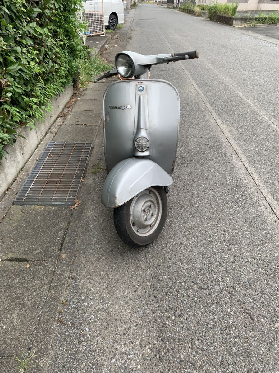 ベスパ 50S キック、火花OK 不動レストアベースに シート張り替え済み