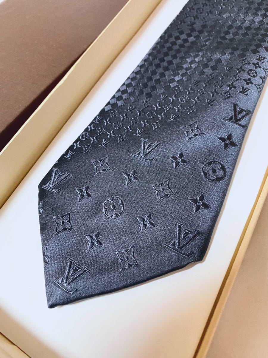 正規 ルイ ヴィトン/LOUIS VUITTON クラヴァット ミックスモノグラム 