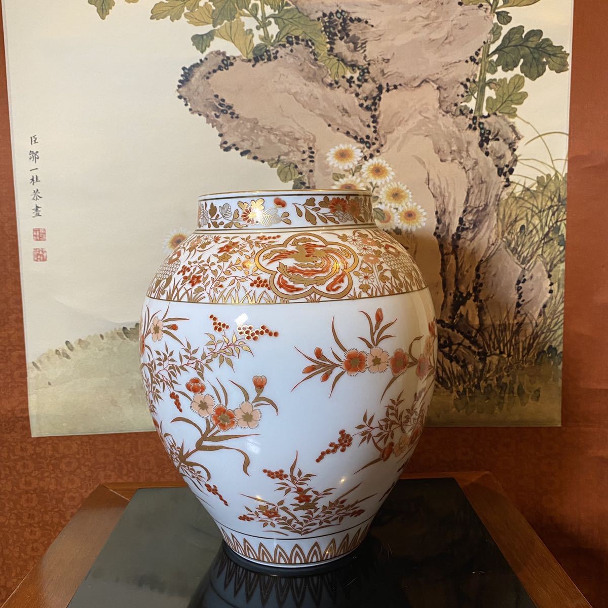 有田焼 花瓶 哲山作 壺 花入 陶器 焼き物 床の間 玄関 和風 和室 花器 置物 たばこ 売買されたオークション情報 Yahooの商品情報をアーカイブ公開 オークファン Aucfan Com