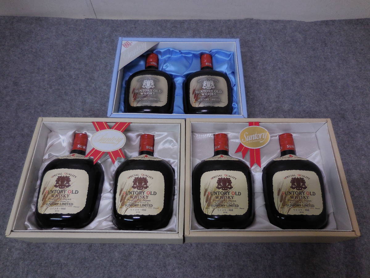  ② SUNTORY OLD サントリーオールド 6本セット 760ml x 4 + 660ml x 2 ウイスキー特級 43% 未開栓(日本)｜売買されたオークション情報、yahooの商品情報をアーカイブ公開 - オークファン 日本