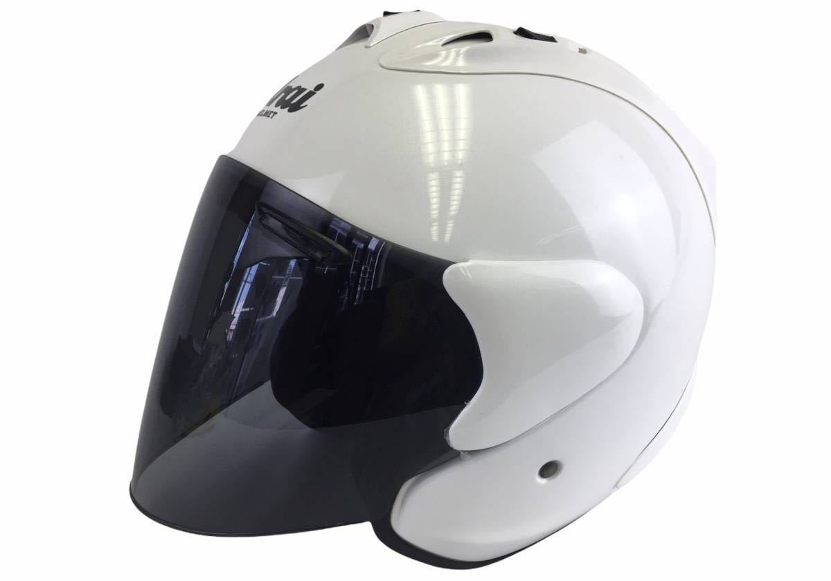 Arai】 SZ-Ram4 57-58cm グラスホワイト【バイクヘルメット