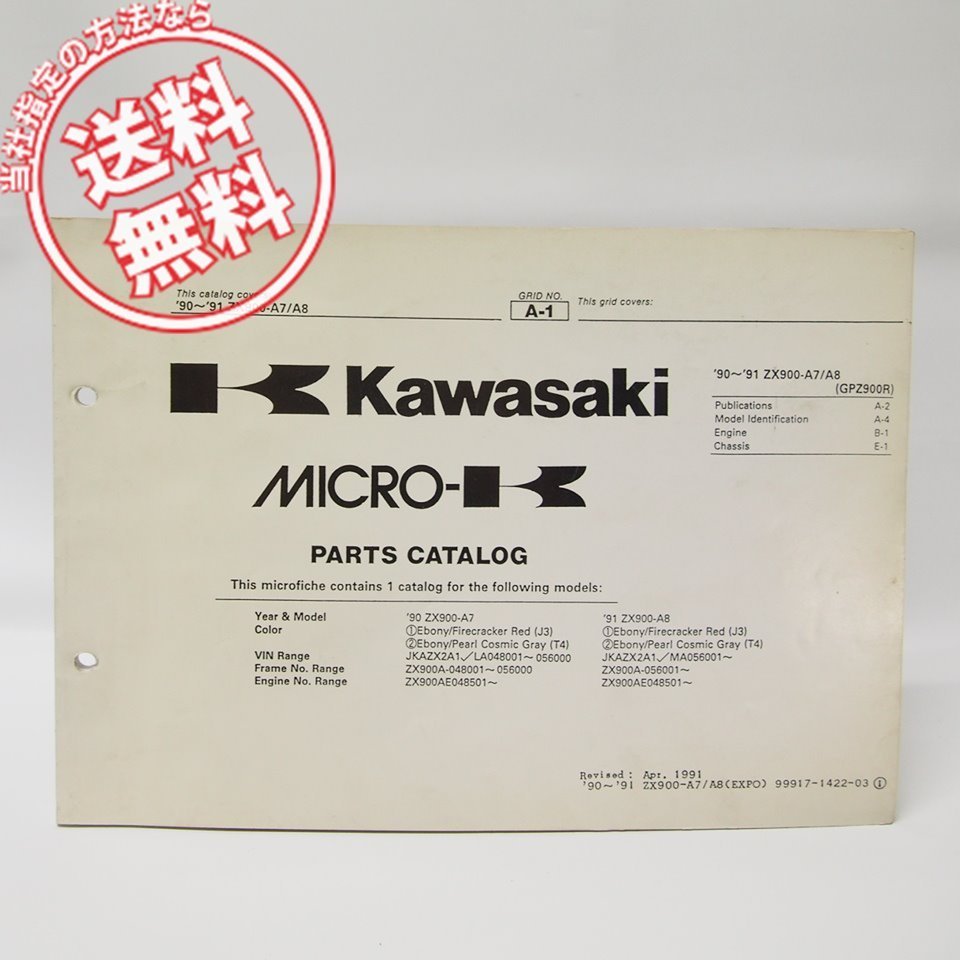 GPZ900R Kawasaki 0 パーツリストと KINGDOM UNITED ZX900A5A 2026年