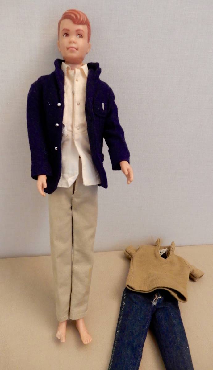 【USA★Allan★アラン★ヴィンテージ】1964年人形／美顔★洋服（KENタグ付きシャツ／パンツ／ジーンズ／ジャケット）★バービー家族